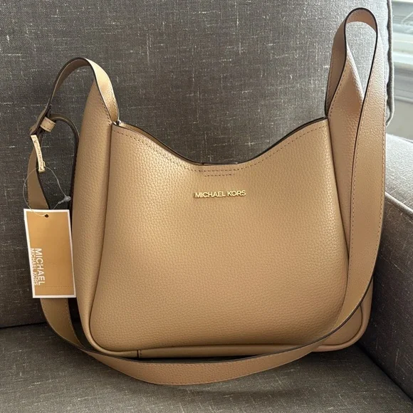 Michael Kors Birch Camel Leather Bag - Picture 1 of 6